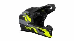 O'Neal Fury Stage -Fahrradhosen Verkaufsladen ONeal Fury Stage Fullfacehem BLACK NEON YELLOW 219741 01