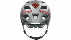 Abus Hyban 2.0 LED Urbanhelm -Fahrradhosen Verkaufsladen abus hyban 2 0 led urbanhelm 5 signal silver 224087